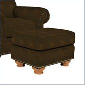 Broyhill Laramie Brown Ottoman with Attic Heirlooms Wood Stain