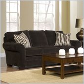Broyhill Zachary Dark Brown Sofa with Affinity Wood Finish