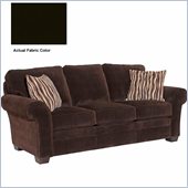 Broyhill Zachary Dark Brown Queen Goodnight Sleeper Sofa with Affinity Wood Finish