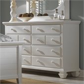 Broyhill Mirren Harbor 6 Drawer Dresser in White