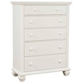Broyhill Mirren Harbor 5 Drawer Chest in White