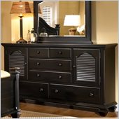 Broyhill Mirren Pointe Door Dresser in Chocolate Brown