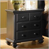 Broyhill Mirren Pointe Night Stand in Chocolate Brown
