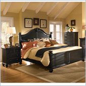 Broyhill Mirren Pointe Arched Panel Bed 3 Pc Bedroom Set in Chocolate