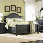 Broyhill Mirren Pointe Arched Panel Storage Bed in Chocolate