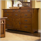 Broyhill Artisan Ridge Door Dresser in Warm Nutmeg