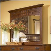 Broyhill Artisan Ridge Landscape Dresser Mirror in Warm Nutmeg
