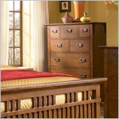 Broyhill Artisan Ridge Drawer Chest in Warm Nutmeg