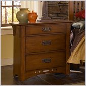 Broyhill Artisan Ridge Night Stand in Warm Nutmeg