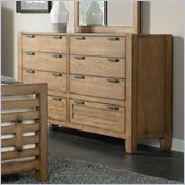Broyhill Ember Grove 7 Drawer Dresser in Weathered-Khaki