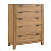 Broyhill Ember Grove 5 Drawer Chest in Weathered-Khaki