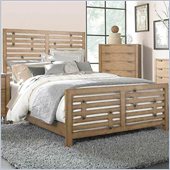 Broyhill Ember Grove Panel Bed in Weathered-Khaki