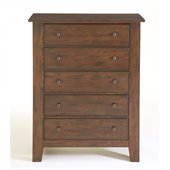 Broyhill Attic Heirlooms Oak Stain 5 Drawer Chest