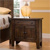Broyhill Attic Heirlooms Vintage 1 Drawer/2 Doors Night Stand