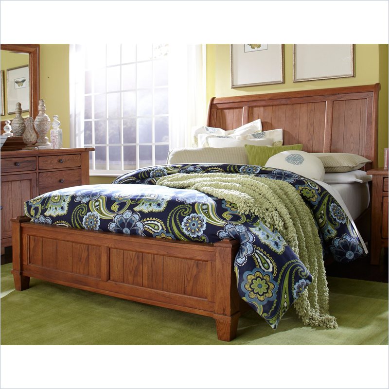 Broyhill Attic Heirlooms Vintage Sleigh Bed - 439X-2XX ...