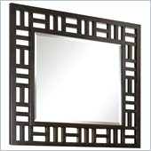Broyhill Perspectives Lattice Dresser Mirror in Graphite Finish