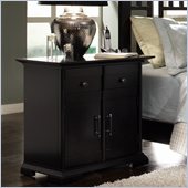 Broyhill Perspectives 1 Drawer 2 Door Night Stand in Graphite Finish