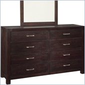 Broyhill Primo Vista 8 Drawer Dresser in Black Stain