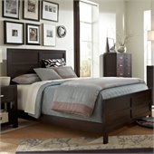 Broyhill Primo Vista Panel Bed in Black Stain