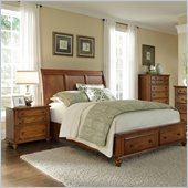 Broyhill Hayden Place Panel Storage Bed 3 Piece Bedroom Set in Oak