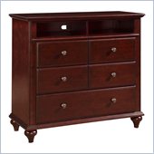 Broyhill Hayden Place 3 Drawer Media Chest in Rich Dark Cherry