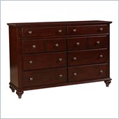 Broyhill Hayden Place 8 Drawer Dresser in Rich Dark Cherry