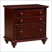 Broyhill Hayden Place 2 Drawer Night Stand in Rich Dark Cherry