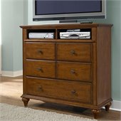 Broyhill Hayden Place 3 Drawer Media Chest in Light Cherry