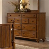 Broyhill Hayden Place 8 Drawer Dresser in Light Cherry