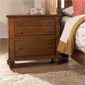 Broyhill Hayden Place 2 Drawer Night Stand in Light Cherry