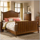 Broyhill Hayden Place Panel Bed in Light Cherry