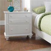 Broyhill Hayden Place 2 Drawer Night Stand in White