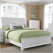 Broyhill Hayden Place Sleigh Bed in White