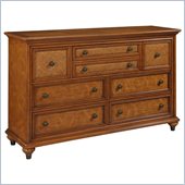Broyhill Samana Cove 8 Drawer Dresser in Natural Amber