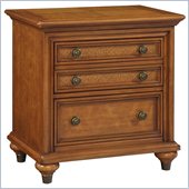 Broyhill Samana Cove 2 Drawer Night Stand in Natural Amber