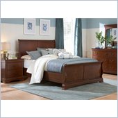 Broyhill Rhone Manor Sleigh Bed 4 Piece Bedroom Set in Toffee
