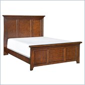 Broyhill Abbott Bay Panel Bed in Warm Russet Brown