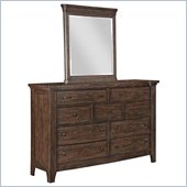 Broyhill Attic Retreat Dresser Mirror in Weathered-Mink
