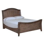 Broyhill Attic Retreat Wood Sleigh Bed in Weathered-Mink