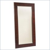 Broyhill Pinstripe Floor Mirror in Dark Mahogany