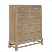Broyhill Hampton 5 Drawer Chest in Light Mocha