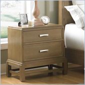 Broyhill Hampton 2 Drawer Night Stand in Light Mocha