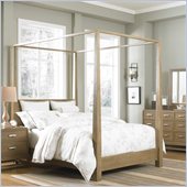 Broyhill Hampton Poster Bed in Light Mocha Stain