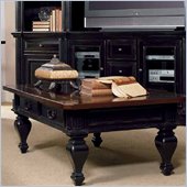 Hooker Furniture New Castle II Wood Top Cocktail Table in Rubbed Black