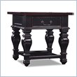 ADD TO YOUR SET: Hooker Furniture New Castle II Square Wood Top Lamp Table in Black