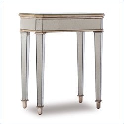 Hooker Furniture Mirrored Accent Table with Gold Painted Trim Finish