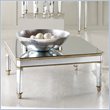 ADD TO YOUR SET: Hooker Furniture Seven Seas Square Cocktail Table w/ Gold Painted Trim