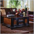 ADD TO YOUR SET: Hooker Furniture Preston Ridge Wood Top Storage Cocktail Table 