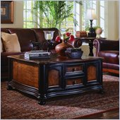 Hooker Furniture Preston Ridge Wood Top Storage Cocktail Table 