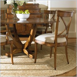 Hooker Furniture Heritage Manor X Back Side Chair in Cherry